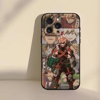 Bakugo My Hero Academia Phone Case For IPhone 17/16/15/13/14 Pro Max/ 11Plus/X/Xr/Xs Max/12mini iphone16Pro gray