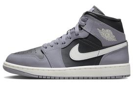 Air Jordan 1 Mid 'Cement Grey' Women's BQ6472-022 36.5 black