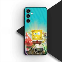 for Samsung Galaxy A35 A36 A55 A26 A05 A06 A14 A50 A51 A53 A54 A12 A13 A23 Phone Cover Soft Case S-SpongeBobs S-SquarePants Galaxy A06 blue