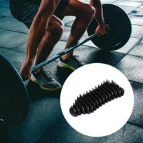 Barbell Brush Weightlifting Bar Cleaner Compact Easy to Install Gym Fittings Flexible Replace Parts gray