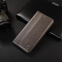 Vertikali linija natūralios odos atverčiamas dėklas-piniginė kortelėms, skirtas OPPO Find X X2 X3 X5 X6 X7 X8 X8S X9 Pro Plus Lite Ultra OPPO Find X9