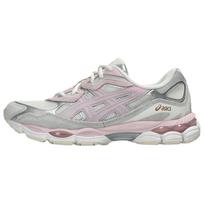 ASICS GEL NYC kvėpuojantys žemi bėgimo bateliai vyriški pilki rožiniai 1203A383-028 37 gray