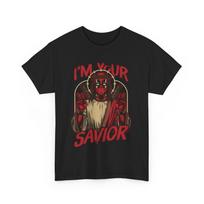 Deadpool T-Shirt | Dead Savior Hero T- Shirt | I'm Your Savior Shirt S black
