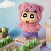 TOPTOY Crayon Shin-chan Plush Blind Box Mystery Figures Party Series Trendy Collectible Toy Gift for Kids pink