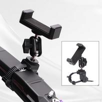 Phone Holder for Wind Instrument Smartphone Clamp Mount Rotatable and Angle Adjustable Trombone gray