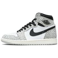 Jordan 1 Retro High OG 'White Cement' GS FD1437-052 36 black