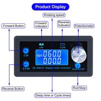 Dc 5-30V Cnc Stepper Motor Controller,Pemenol 1/128 Micro-Step Resolution Forward Reverse Delay Time Angle Speed Adjustable
