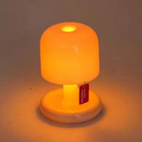 Mini saulėlydžio naktinis šviestuvas Kūrybinga stalinė lempa Grybo šviesa USB įkraunamas Stalo miegamojo kavos baro dekoras Atmosferos lempa 1pcs orange