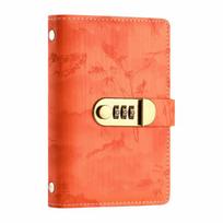 Password Lock Savings Challenge Binder Waterproof Budget Bill Planner  Personal Finance oranžinė