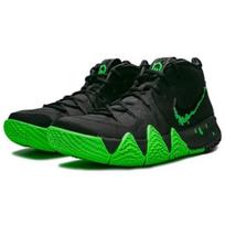 Nike Kyrie 4 Halloween Slip-resistant Mid Solid Basketball Shoes Mens 943807-012 EU 41 juoda