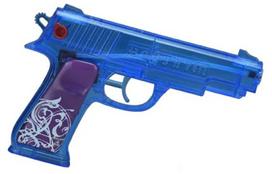Fullcock Realfoam Water Gun Vol. 13: Ascendance of a Bookworm - I'll Do Anything to Become a Librarian - Rosemaine's Water Gun - Molded in Clear Blue blue