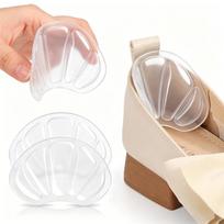 Clear Silicone Heel & Forefoot Cushion Pads, Lightweight Breathable Comfort Inserts For High Heels & Sneakers Unisex skaidri
