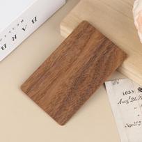 {Summer2} Wooden Blank NFC Card 13.56MHZ RFID Tag 504Bytes 215Ntag Chip Membership Contactless Social Recognition Lasercard beige