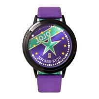 JoJo's Bizarre Adventure Watch LED Touch Screen Wristwatch Fashion Water Resistant Watches Cosplay Fans Gift black