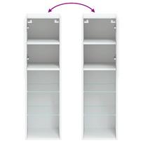 LED TV Stand in White 30.5 x 30 x 102 cm