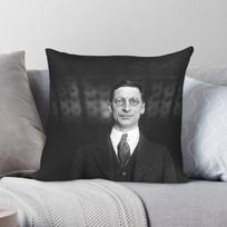 Eamon De Valera Irish Square Pillowcase Polyester Linen Velvet Creative Zip Decorative Pillow Case Home Cushion Cover 30X30CM gray