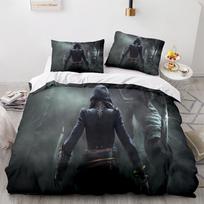 Naujas žaidimas A-Assassin S Creed Meno Antklodės Užvalkalas Pagalvės Užvalkalas Patalynės Komplektas Vaikams Berniuko Miegamojo Dekoras Dovana Viengulis Dvigulis Didelis Dydis 135X200cm gray