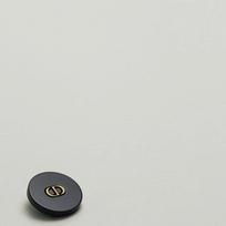 Xiaoxiang Celebrity Style Resin Clothing Button Sweater Cardigan Decorative Button Suit Jacket Leather Coat Button 2 #[Double D Resin White] 17mm