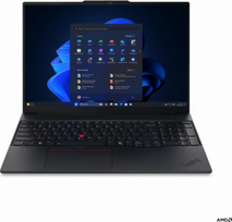 Lenovo ThinkPad E16 G4 AMD | Black | 16 " | IPS | WUXGA | 1920 x 1200 pixels | Anti-glare | AMD Ryzen AI 7 | 345 | 16GB | SODIMM DDR5 | Solid-state drive capacity 512GB | AMD Radeon 820M Graphics | Windows 11 Pro | 802.11be | Bluetooth version 5.4 21Y4007VMH | 199276797384