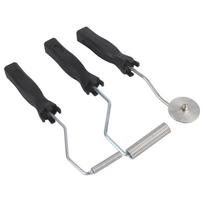 /set Aluminum Alloy Fiberglass Bubble Paddle Tool Laminating Roller Kit for FRP Mould(Sawtooth) Fiberglass Tools Paddle Tool