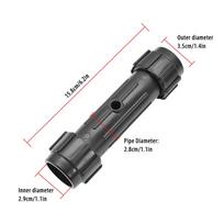Kayak Paddle Connector, Plastic Kayak Paddle Connectors Oars Connectors Screw Joint for Inflatable Boat Fishing Boat Kayak Canoe Product Name(2 Pcs) black