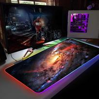 Galaxy Mouse Pad RGB Backlit Mouse Pad Laptop Mouse Pad Laptop Gamer Computer Desk Gaming Accessories RGB600x300x3mm