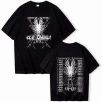 Ken Carson Chaos World Tour Cotton T Shirt Men Women Hip Hop Tee Short Sleeve Tshirt Summer Oversized T-shirt Tops Gift for Fans S juoda