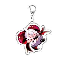 Game Cookie Run Kingdom Acrylic Keychain Bag Accessories Candy Milk Shadow Pure Vanilla Mystic Flour Key Ring Jewelry Gift beige