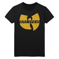 WuTang Clan TShirt Logo Rap Official Black New S yellow