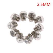 10 vnt. Plaukų žirklių guminiai duslintuvai, keičiami kirpėjo stilizavimo priedai 2.5MM gray