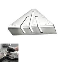 Angle Square for Metal Tubing,Metalworking Miter Square Tool with Etched 45 90 22.5 Degree References for Frame
