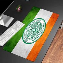 Celtic Football Club Crest mouse pad, rubber base, esports desk mat, mouse pad for gamers and office use, gaming desk , easy to clean mat 30cmx60cm（11.8x23.6inch）