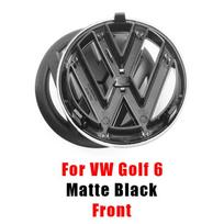VW 135mm Automobilio Priekinės Grotelės 110mm Galinės Bagažinės Emblemos Dangtelis Logotipo Ženklelis Pakeičiamos Dalys Volkswagen Golf 6 MK6 2009-2012 ha2 For Golf 6 gray