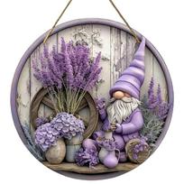 Farmhouse Welcome Plaque Round Wooden Sign Wall Hanging Decoration For Home Garden Entrance Front Door Western Theme