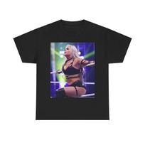 Liv Morgan WWE Shirt L blue