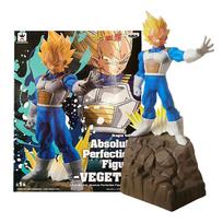 23CM Anime Dragon Ball Z Vegeta Absolute Perfection Figure APF Anime Model Toy Gift Collection Action Figure PVC With box blue
