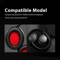 Soft Protein Leather Headphone Ear Pads for 1MORE SonoFlow Worn Ear Cushions Upgrade juoda