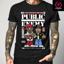 26 Public Enemy 'Old Skool Rap' Music Tee Unisex Heavy Cotton T-Shirt S–3XL Unisex T-Shirt XXXXL gray