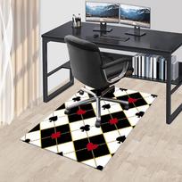1pc Playing Cards Pattern Area Rug Soft Flannel Floor Mat for Living Room, Bedroom and Carpet, Sofa Coffee Table Floor Mat, Decorative Rug q37 150cm by 200cm white