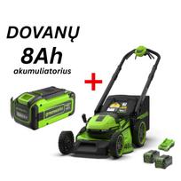 SAVAEIGĖ VEJAPJOVĖ 46cm GENII 40V LM4604SA2 (2X4.0Ah + kroviklis) + 8Ah
