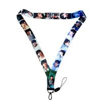 BTS Jungkook GOLDEN Album Lanyard, Kpop Merch Photo Neck Strap ID Badge Holder for Keys and Phone Strap black