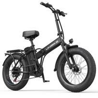 Unibike F1 PRO Sulankstomas elektrinis dviratis, 48V 15Ah Nuimama baterija juoda
