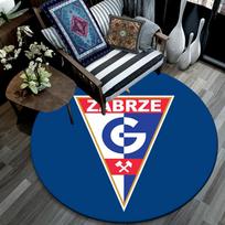 Gornik Zabrze Apvalus kilimas po biuro kėdėmis Miegamojo Svetainės Namų dekoras 80cm x 80cm white