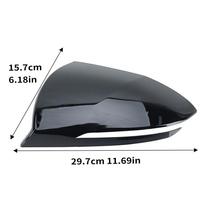 Šoninio galinio vaizdo veidrodėlio dangteliai Hyundai Tucson L    2024 Juodi Šoninio durų sparno veidrodėlio dangteliai Automobilio aksesuarai 1pc left Black