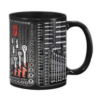 Mechanic Tool Box Coffee Mug 350ml Ceramic Tea Cup Wrench Screwdriver Hammer Mug Unique Gift for Engineers DIY Enthusiasts A
