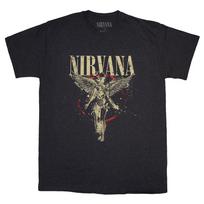 Nirvana In Utero Band Logo T-shirt S gray