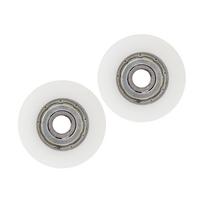30mm Diameter Elite Greenhouse Door Wheels Replacement Kit