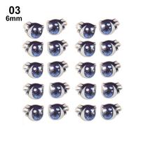 Anime figūrėlė lėlė animacinės akys lipdukai veidas organų lipdukas molio lipdukai meilė mielas lipdukas 8mm-4 beige