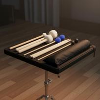 11 dalių Marimbos Timpani būgnų lazdelės rinkinys Nešiojami veltinio galvutės Timpani maletai Būgnų maletų rinkinys Ilgalaikės perkusijos lazdelės Įvairovė black
