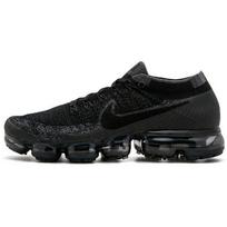 Nike VaporMax 2.0 Slip Resistant Lightweight Low top Running Shoes Men's Black Warrior 849558-007 43 black